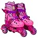 PlayWheels Disney Princess Kids Convertible 2-in-1 Skates - Junior Size 6-9