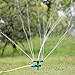 Milemont Garden Sprinkler Lawn Irrigation System 360 Degree Rotating Lawn Sprinkler Automatic Garden Water Sprinkler