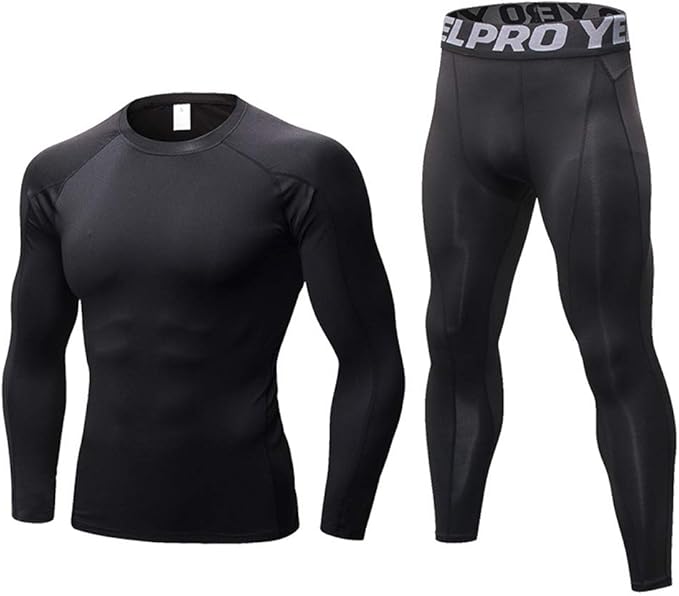 Cycling Clothing Mens Thermal Compression BaseLayer Winter Under Wear