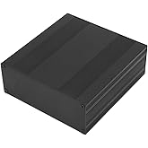 Aluminum Electronic Project Box, 54x145x150mm Enclosure Electronic DIY Circuit Board Project Black Aluminum Box Enclosure Spl