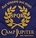 Brisco Brands Camp Jupiter SPQR Greek Mythology Graphic T Shirt Men or Women Purple