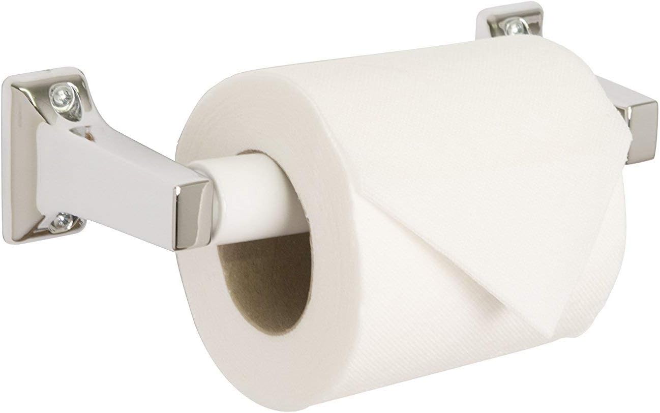 Croydex Sutton Wall Mounted Spindle Toilet Roll Holder with Zinc Alloy