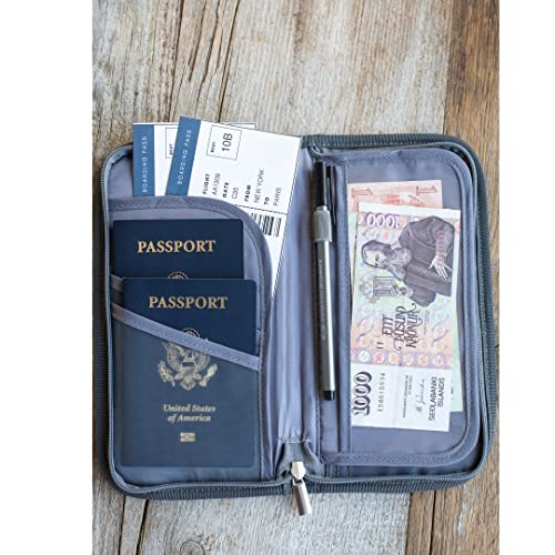 RFID Passport Holder Family wallet Waterproof Family Passport Holder