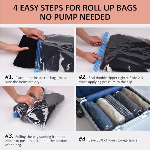 Cozy Essential Compression Bags for Travel - Travel Essentials - 20 Pack photo 12