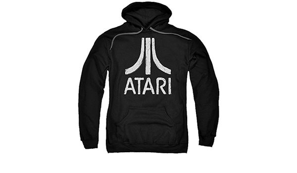 white atari hoodie