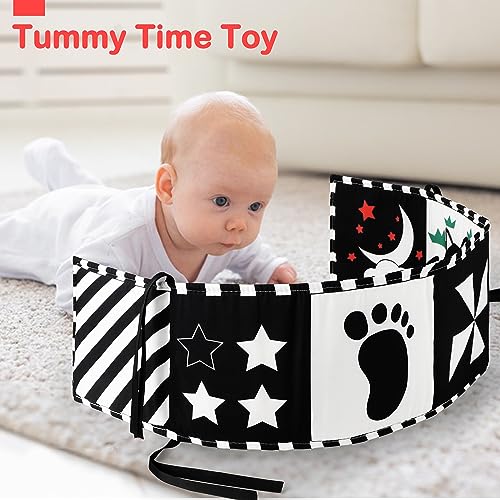 Black and White Baby Toys, High Contrast Newborn Toys 03 Months Brain