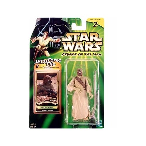 Star wars power of the jedi tusken raider action figure…