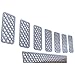 Ferreus Industries Polished Stainless Diamond Mesh Grille Grill Insert Trim fits: 2011-2013 Jeep Grand Cherokee TRK-142-04