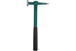POPETPOP Auto Body Hammer Sheet Metal Tool 11.96In Professional Mechanic Hammer for Precision Dent Removal and Car Body Repai