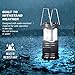 Camping Lantern Ultra Bright 4 Pack Audo COB Outdoor Portable Camping Light With 12 AA Batteries Survival Kit For Camping Fishing (Black)