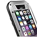Love Mei Shockproof Water Resistant Dust/Dirt/Snow Proof Aluminum Metal Gorilla Glass Heavy Duty Protection Case Cover for Apple iPhone 6 4.7