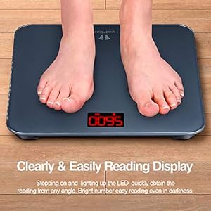 Bilance pesapersone Bilancia pesapersone digitale-Bilance impedenziometrica impedenziometrica Superficie in vetro con… - immagine 6