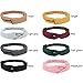 TecUnite 8 Pieces Knotted Headbands Stretchy Headbands Crochet Wraps Turban Head Wraps Hair Accessories for Women Girl, 8 Colors