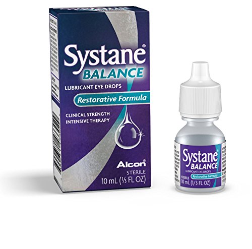 Systane Balance Lubricant Eye Drops, Restorative Formula, 0.33-Ounce (Pack of 2)