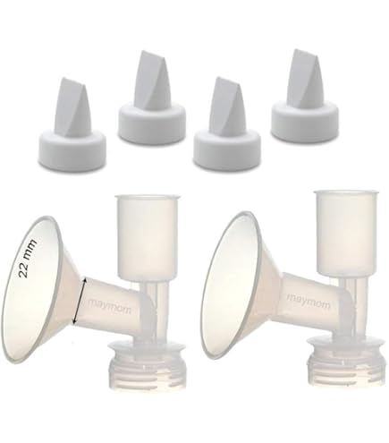 Maymom Breast Shield Flange Compatible With Ameda Breast Pumps Purely Yours, Finesse, NOT For Ameda MYA(17 Mm, X-Small, 1-Piece