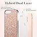 ESR iPhone 8 Plus Case, iPhone 7 Plus Case, Glitter Bling Hard Cover with Dual Layer Structure [Hard PC Back Outer + Soft TPU Inner] for Apple 5.5