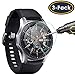 QIBOX [3 Pack] Galaxy Watch 5/Galaxy Watch 4 40mm Screen Protector with Tempered Glass, Hard PC Bumper Protective Case Face Cover Accessories Compatible with Samsung Galaxy Watch5 / Watch4
