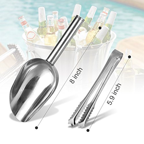 SuperMMark 8 Sets Sweet Candy Buffet Ice Tongs & Scoops Wedding Bar Party