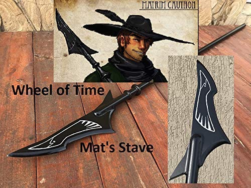 Amazon Com Mat S Stave Wheel Of Time Mat Cauthon Spear Cosplay Weapon Handmade