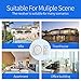 YIROKA Wireless Doorbell Battery Operated，Waterproof Door Chime Kit Operating at Over 500 Feet,58 doorbell tone,4 Levels Volume,1 Sensor & 2 Plug-in Receivers (1 Button + 2 Receiver)