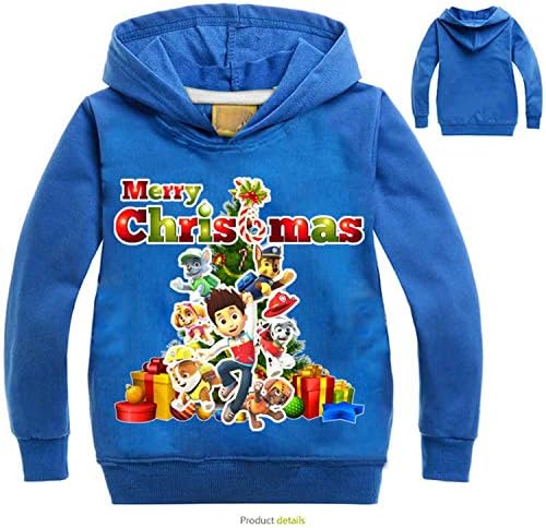 Minin Boys Girls Cute Dog Christmas Tree Print 3-8Y
