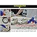 TrendBox Pack of 20 Black 7mmx200mm - Hot Melt Glue Sticks Strips Melting Adhesive for Handmade Craft DIY Home Office Project Craftwork Fix & Repairs