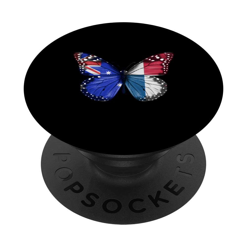 Australian Panamanian Flag Butterfly PopSockets Swappable PopGrip