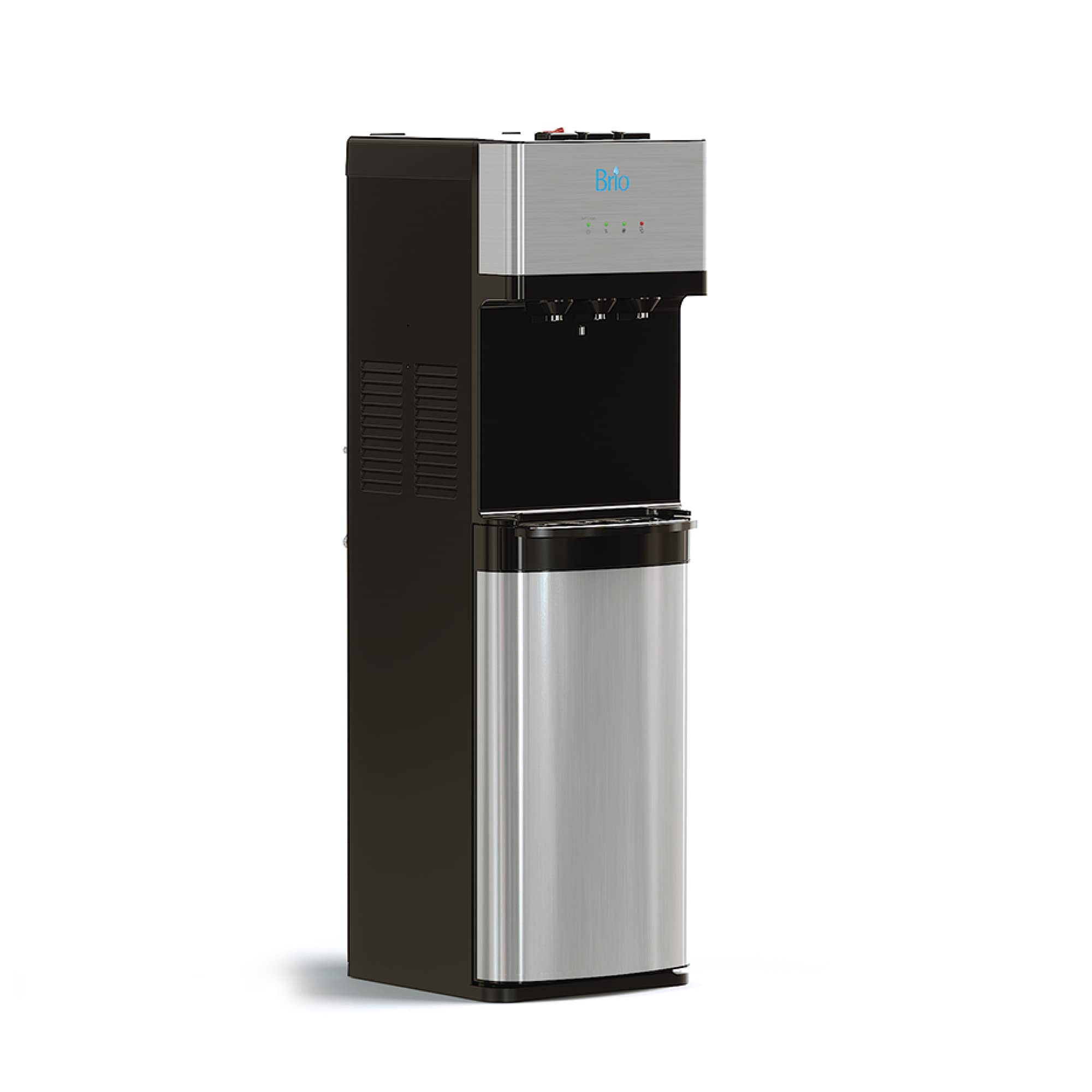 Brio Self Cleaning Bottleless Water Cooler Dispenser, UL Approved, Stainless Steel, Point of Use Drinking Water Filter, Hot, Cold, and Room Temperature