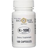 Bio-Tech - K1-1000 (Vitamin K-1) 100 Capsules