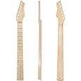 Electric Guitar Neck For ST Guitars Replacement Bolt-on C Shape Canada Maplewood (22 Fret Dog Claw Maple)