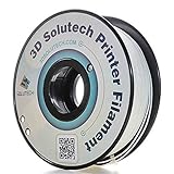 3D Solutech Real White 1.75mm Flexible 3D Printer Filament 2.2 LBS (1.0KG) - FLXB175RWHT