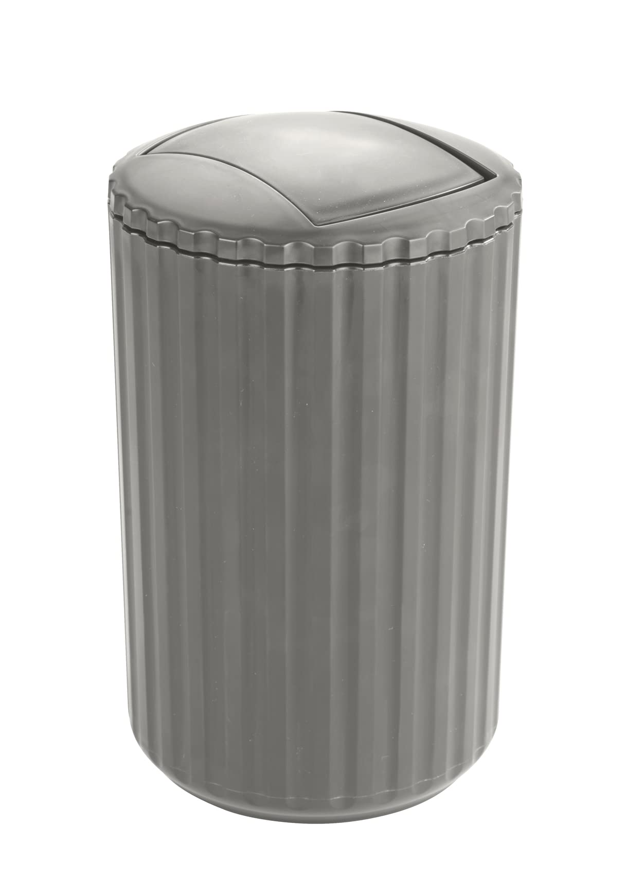 Wenko ALLSTAR Swing Top Bin Polypropylene Taupe Diameter 15 x 25 cm — image 1