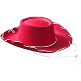 COLLECT PRESENT Adult Western Sheriff Costume Hat – Classic Cowboy Hat for Men & Women – 1950s Rancher Style