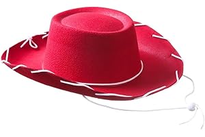 COLLECT PRESENT Adult Western Sheriff Costume Hat – Classic Cowboy Hat for Men & Women – 1950s Rancher Style