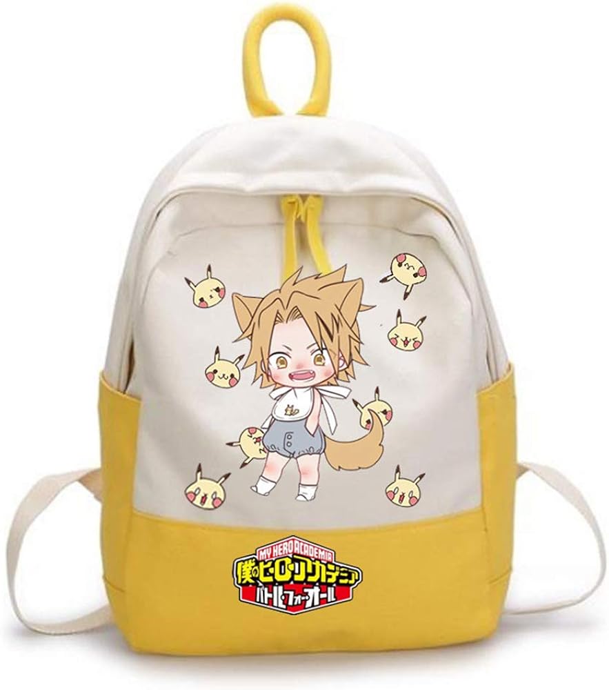 DMBJFun My Hero Academia Backpack Laptop Canvas Backpack