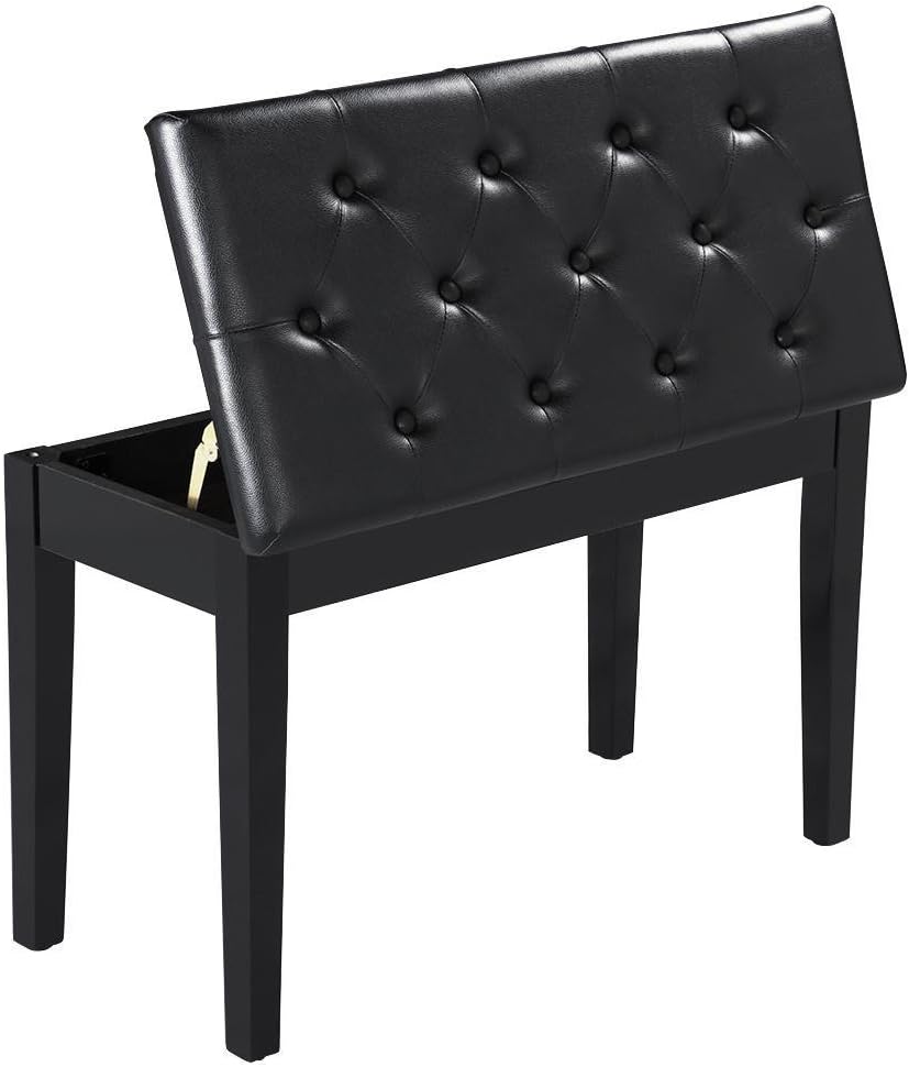 panca portaoggetti per finta pelle da camera da letto