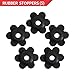 Anley Accessories 10 Pack Garden Flag Rubber Stoppers and Anti-Wind Clips - Durable & Weather Resistance for 5 Garden Flag Poles Stands - 10 Pieces Set