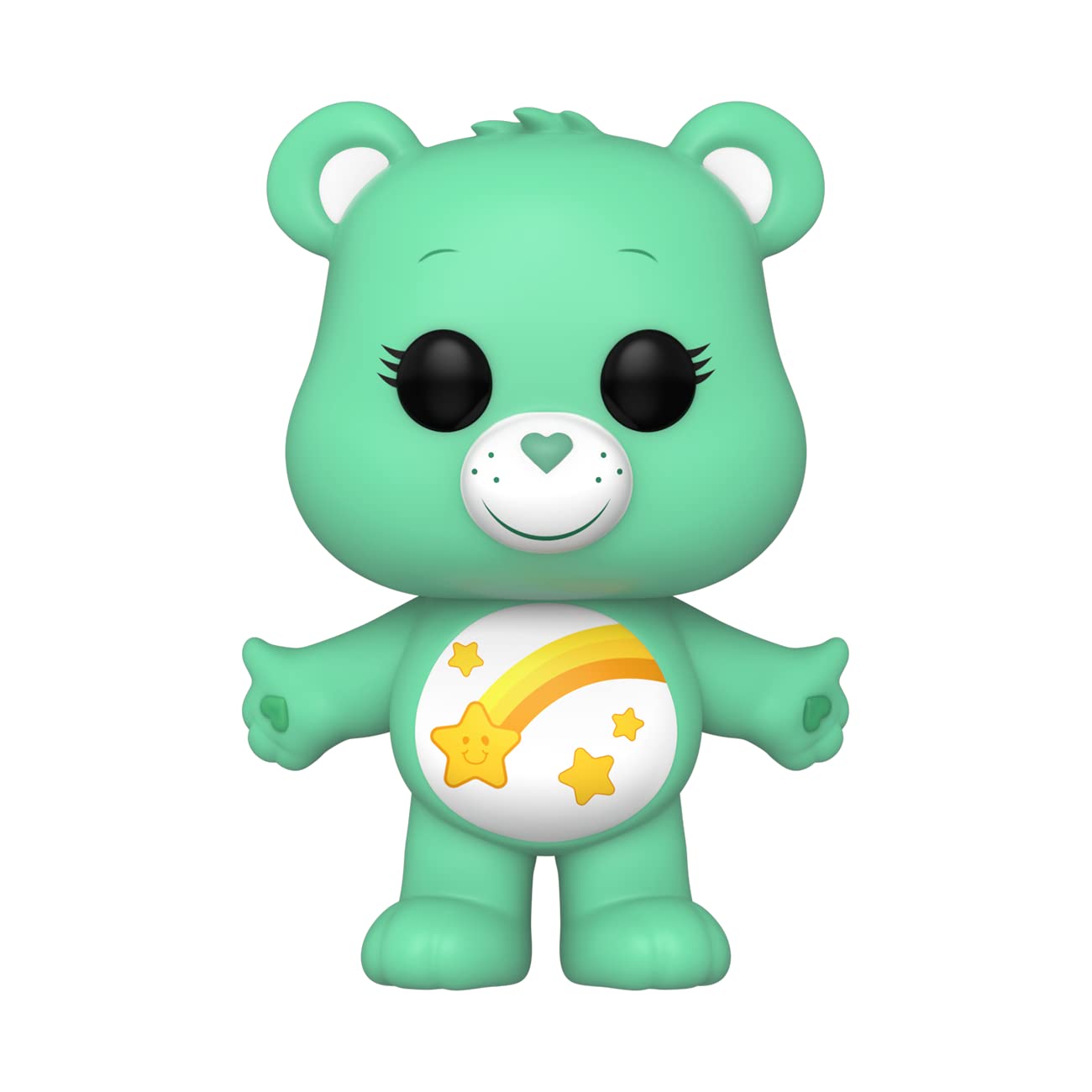 Funko POP! Animation: CB40- Wish True Heart Bear - Flocked CH - Care Bears - Collectable Vinyl Figure - Gift Idea - Official Merchandise - Toys for Kids & Adults - TV Fans