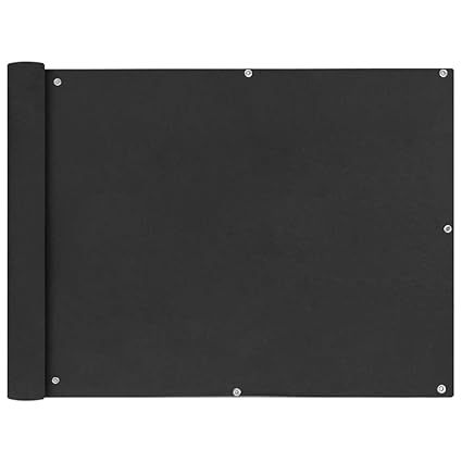 tidyard Balkonsichtschutz Balkonverkleidung Balkon Sichtschutz UV-Schutz Oxfordgewebe Wasserdicht Aluminiumösen + 12 m PE-Sei