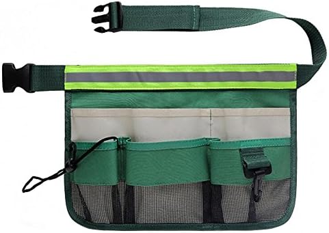 Multifunction Portable Electrician Engineer Garden Mechanic Fixer Install Waist Packs Oxford Toolkit Bag (armygreen)