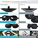 MOSPRO 3D Sleep Eye Mask Cover - Ideal Gift for Woman & Men with Free Ear Plugs, Contoured Comfortable Lightweight Sleeping Mask for Sleeping, Travel, Nap, Shift Works