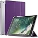 Poetic Slimline New iPad 9.7 Inch 2017/2018 Case Slim-Fit Trifold Cover Stand Folio Case with Auto Wake/Sleep for iPad 9.7 2017 / iPad 9.7 2018 Purple