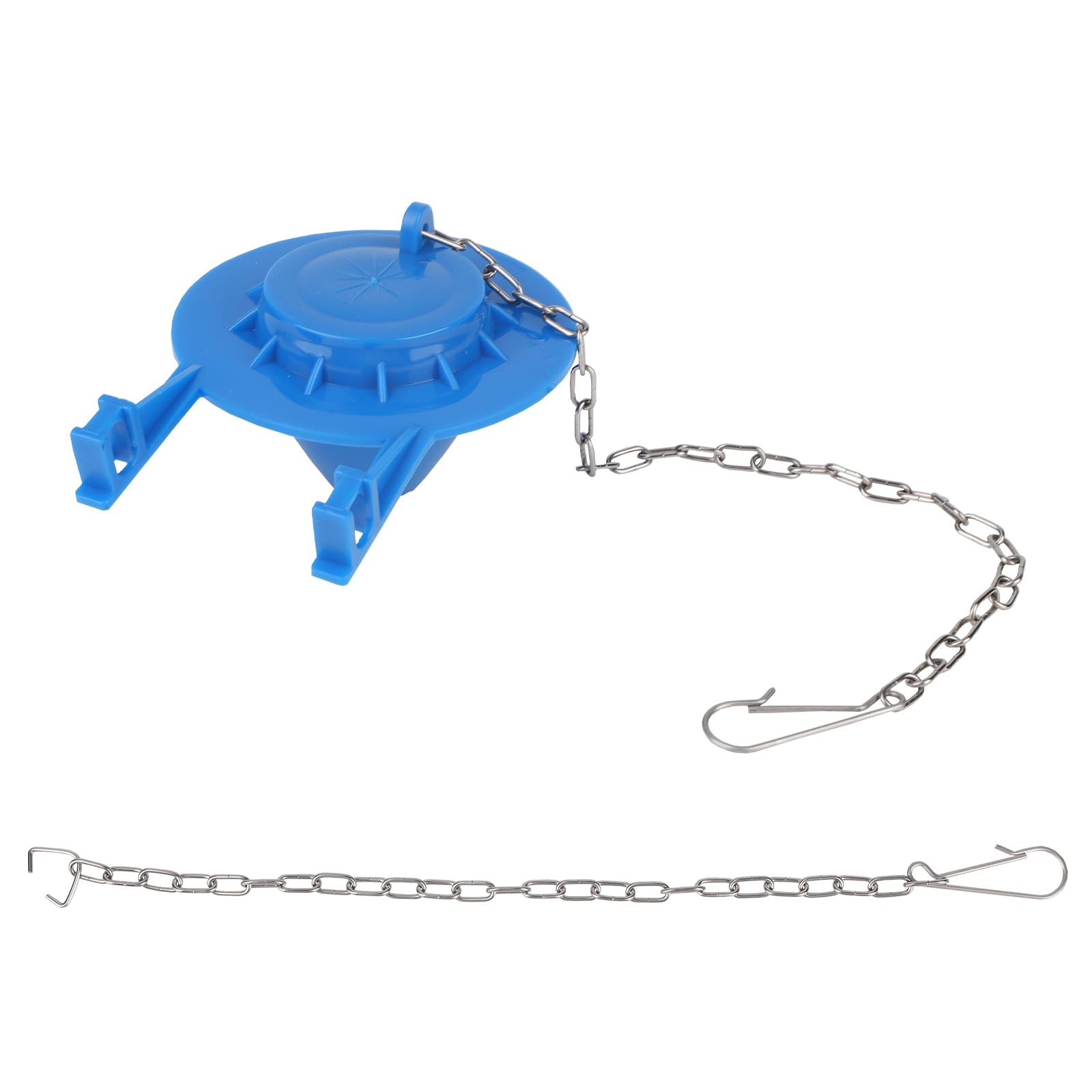 Photo 1 of 3pcs Universal Toilet Flapper Replacement Parts, Easy to Install Toilet Tank Flapper Kit with Stainless Chains Designed Plug Stopper Accessories for American Standard Kohler Toto Gerber