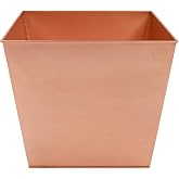 Large Copper Plated Tapered Planter