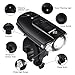 Super Bright 700 Lumens Bike Lights Front and Back Rechargeable Bike Light Set IP65 Waterproof Quick Release Headlight and Taillight Free Bicycle Flashlight for Safe Cycling (bikelight Set)