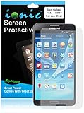Ionic Samsung Galaxy Note 4 Screen Protector Film Invisible (Clear) Smartphone (AT&T, T-Mobile, Sprint, Verizon)(3-pack)[Lifetime Replacement Warranty]