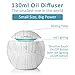 130ml Air Diffuser for Essential Oils | Cool Mist Air Humidifier | Portable Oil Diffusers | Waterless Auto Shut-off Humidifiers for Bedroom, Office, Bathroom or Any Room with 7 LED Color Lightthumb 4