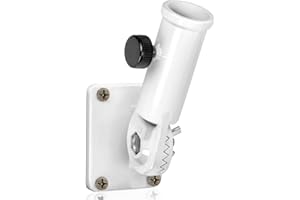 ANLEY Multi-Position Flag Pole Holder | Mounting Bracket with Hardwares - Made of Aluminum Alloy - Strong and Rust Free - 1" 