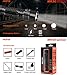 Rofis MR30 1600 Lumens CREE XHP35 High Intensity LED Side Switch Powerful Rechargeable and Dischargeable Search Flashlight Tactical Flashlight with 1 x Rechargeable Battery (MR30)