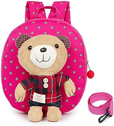 EchoFun Toddler Safety Harness Children Backpack Toddler School Bag Rucksack Children Shoulder Bag with Detachable Soft Toy Reins